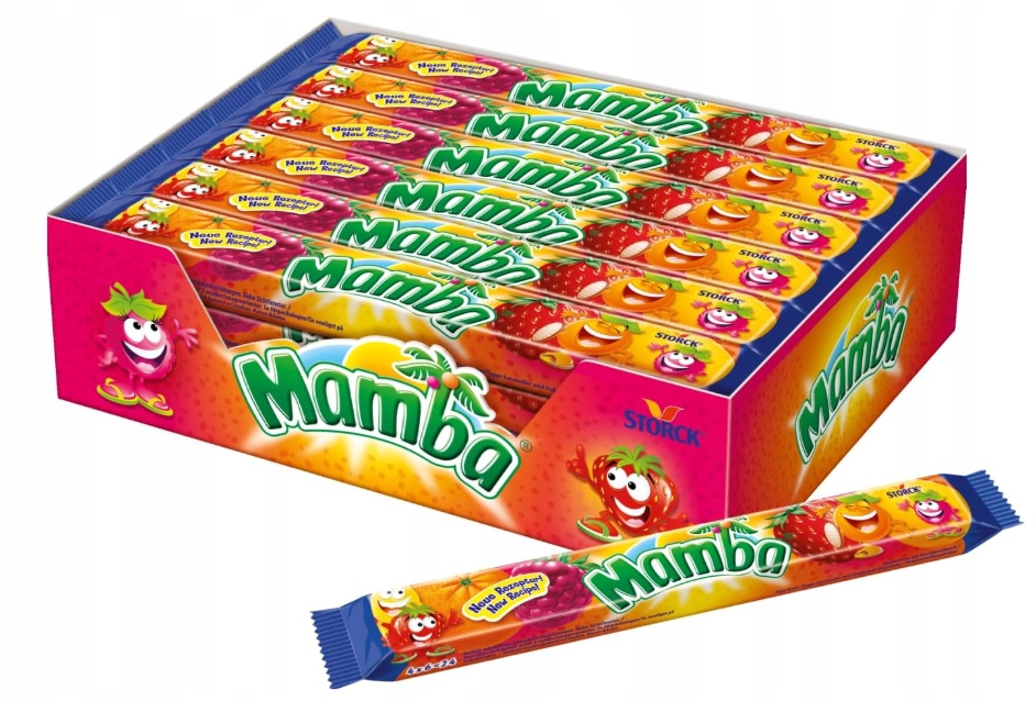 Guma rozpuszczalna Mamba 24 sztuki