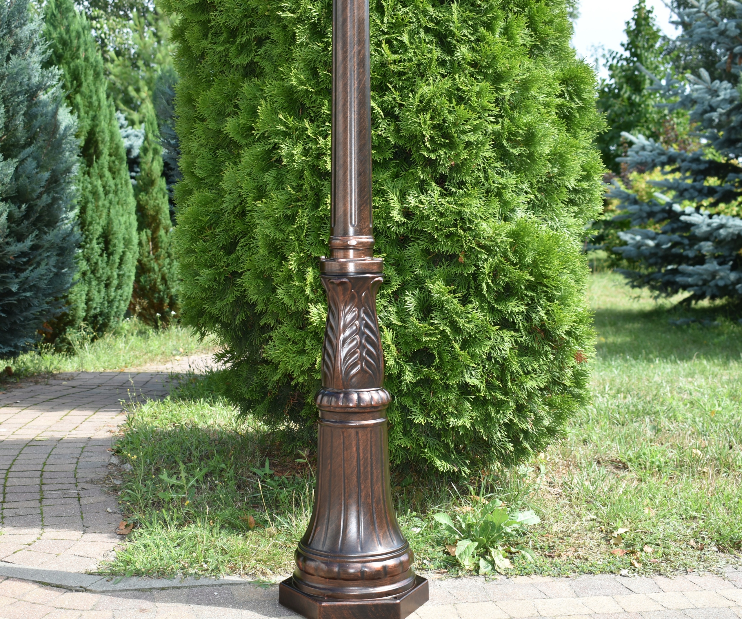 Latarnia ogrodowa BRĄZ/MIEDŹ BARBADOS 3F Nowość! Kształt oprawy inny