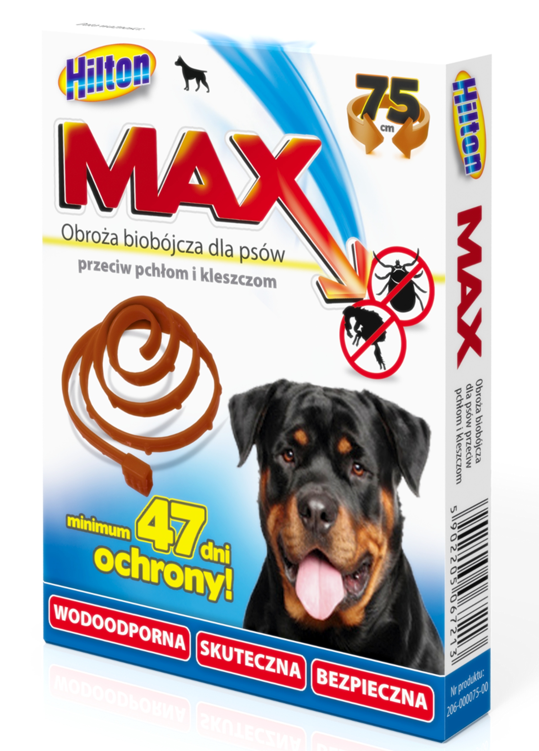 

Obroża Biobójcza Przeciw Pchłom Kleszczom 75cm