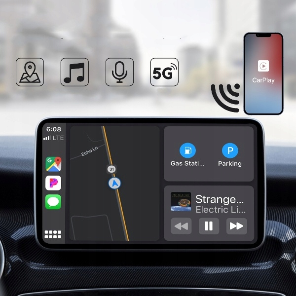 BEZPRZEWODOWY ADAPTER ANDROID i CARPLAY IPHONE 2W1 WIFI BT WIRELESS DONGLE Rodzaj akcesoryjny