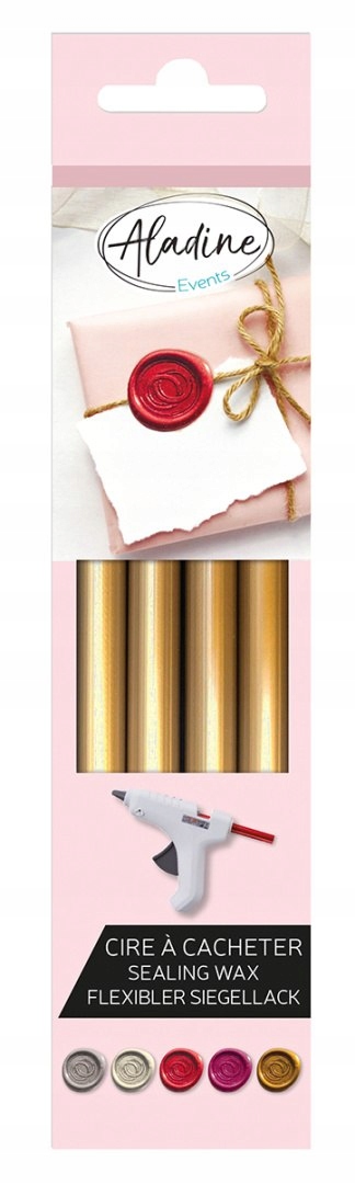 Tyčinky laku 4 ks Staré zlato