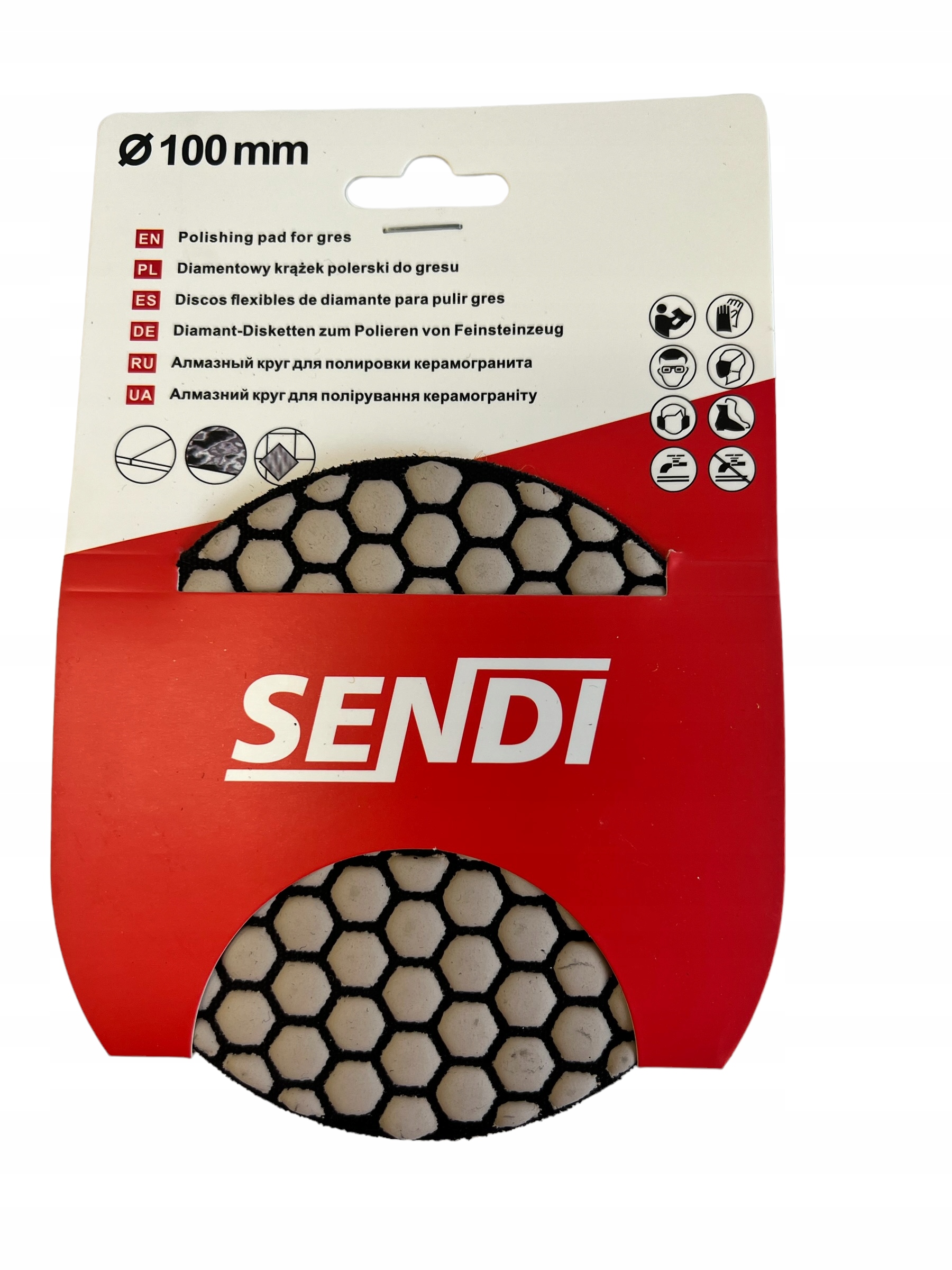 Dysk pad polerski Sendi 100mm gradacja 200