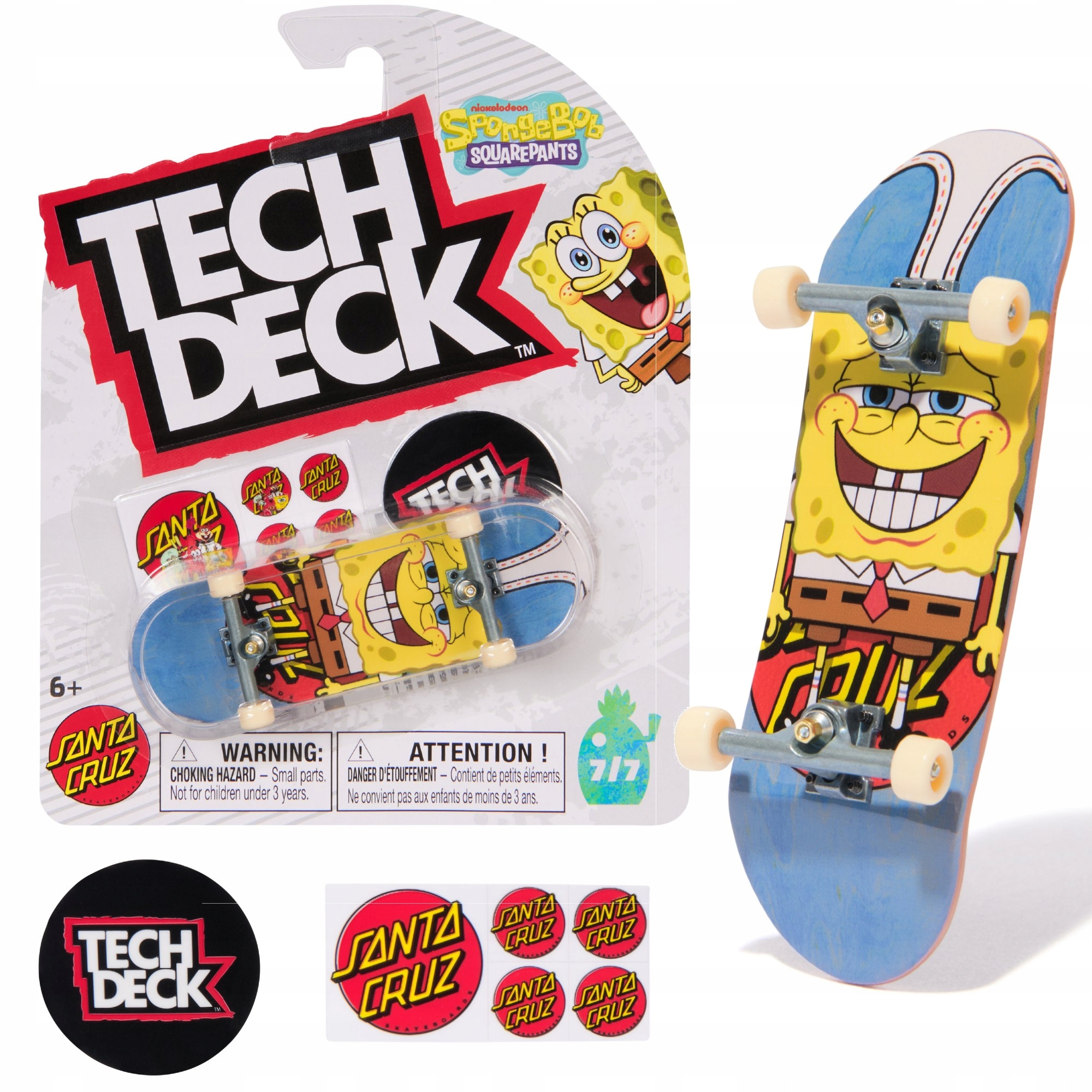 DESKOROLKA FINGERBOARD 2 SZT SONIK SANTA CRUZ HOMER SIMPSON TECH DECK