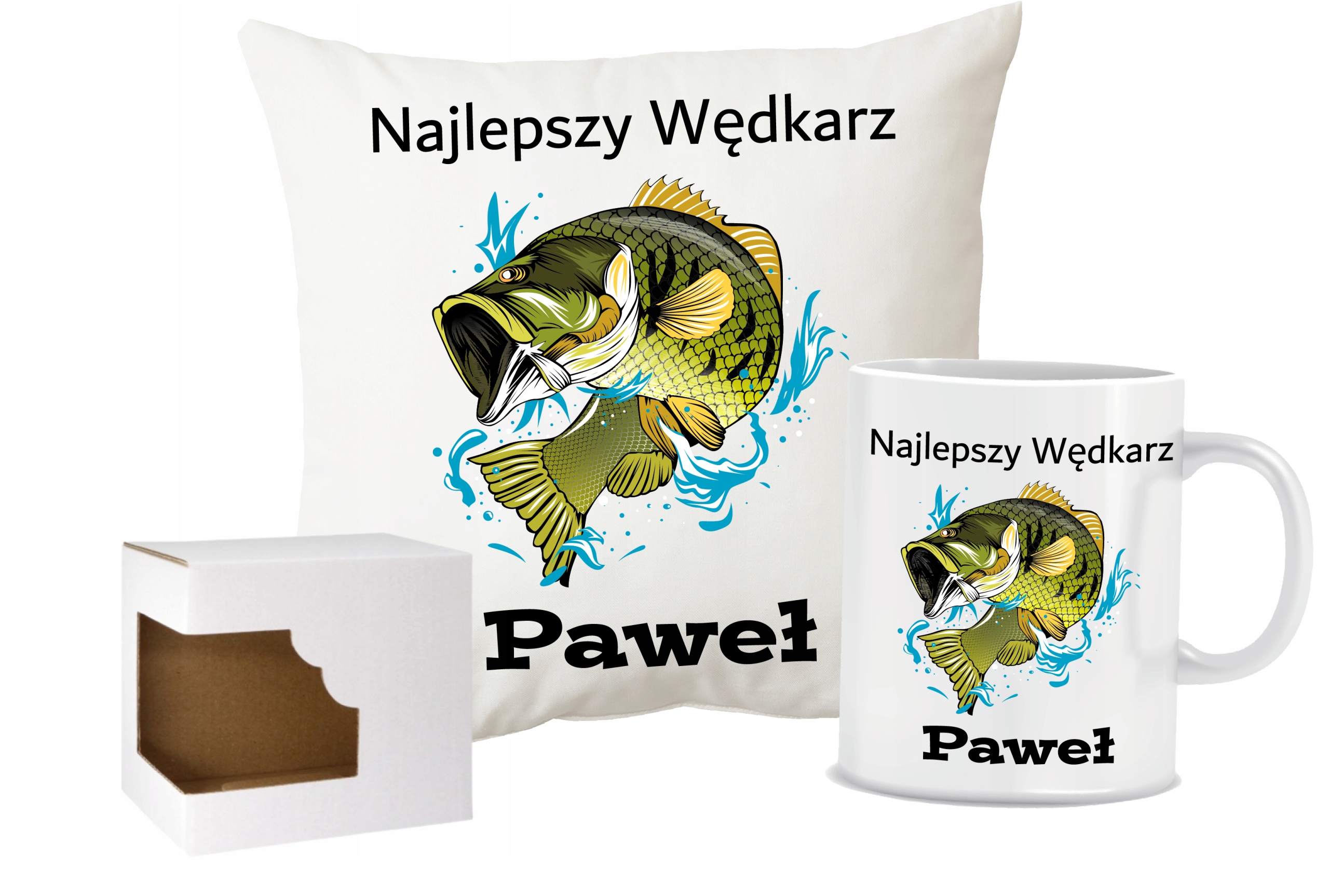 

Poduszka Kubek dla Wędkarza z imieniem