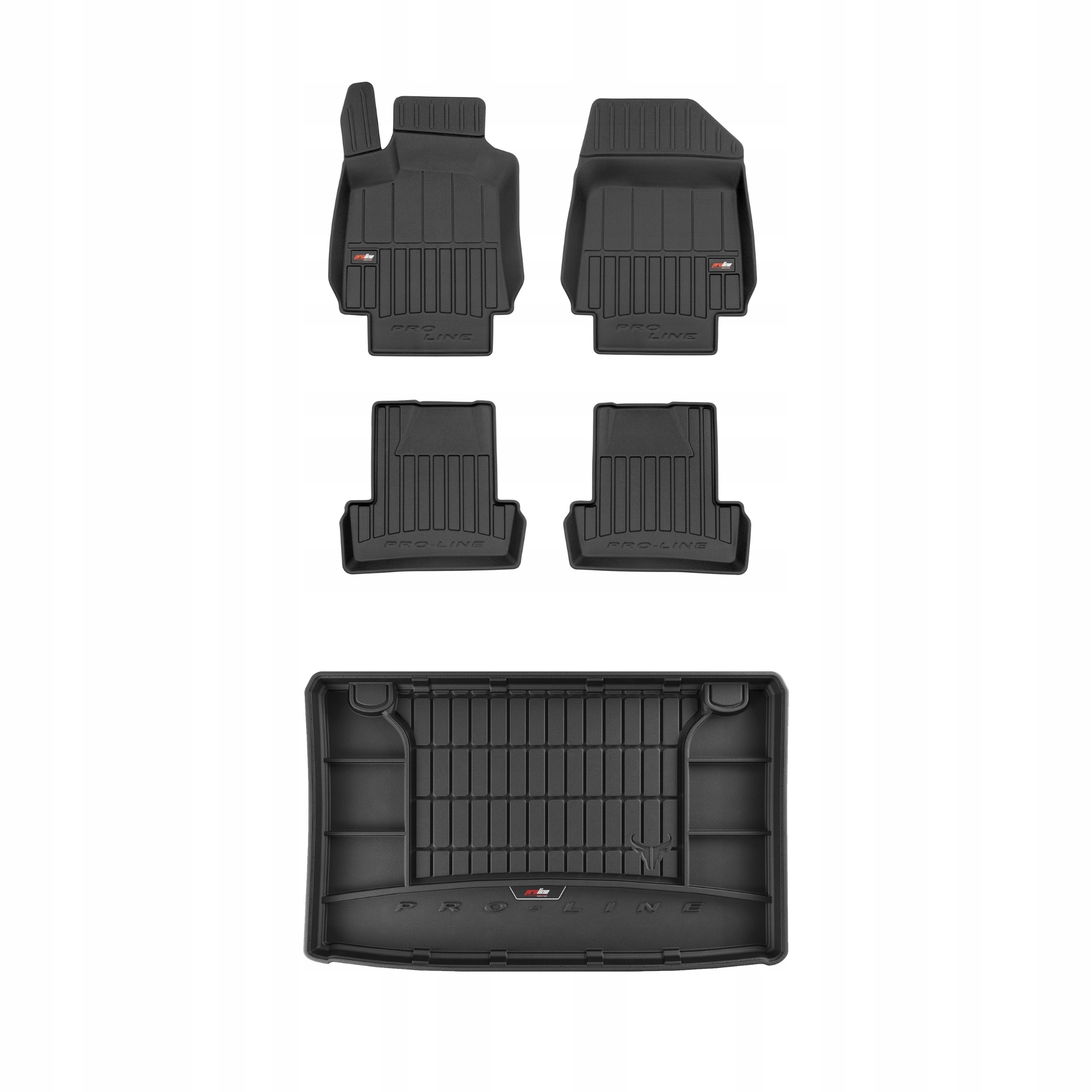 Frogum 3D Sada gumových koberců a rohože s logem pro Renault Clio III 05-2012