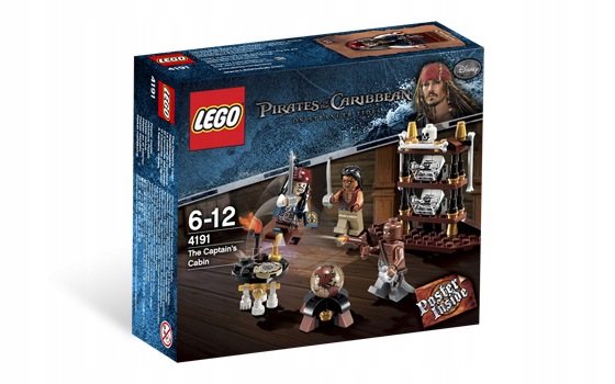 Lego Pirates of the Caribbean 4191 Kajuta kapitana Nowe