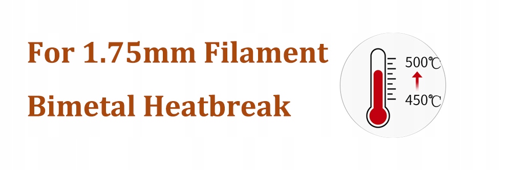 Rurka głowicy - Heatbreak CR10, Ender 3 - bimetal - 27mm Kod producenta CR10TYTAN/BIMET