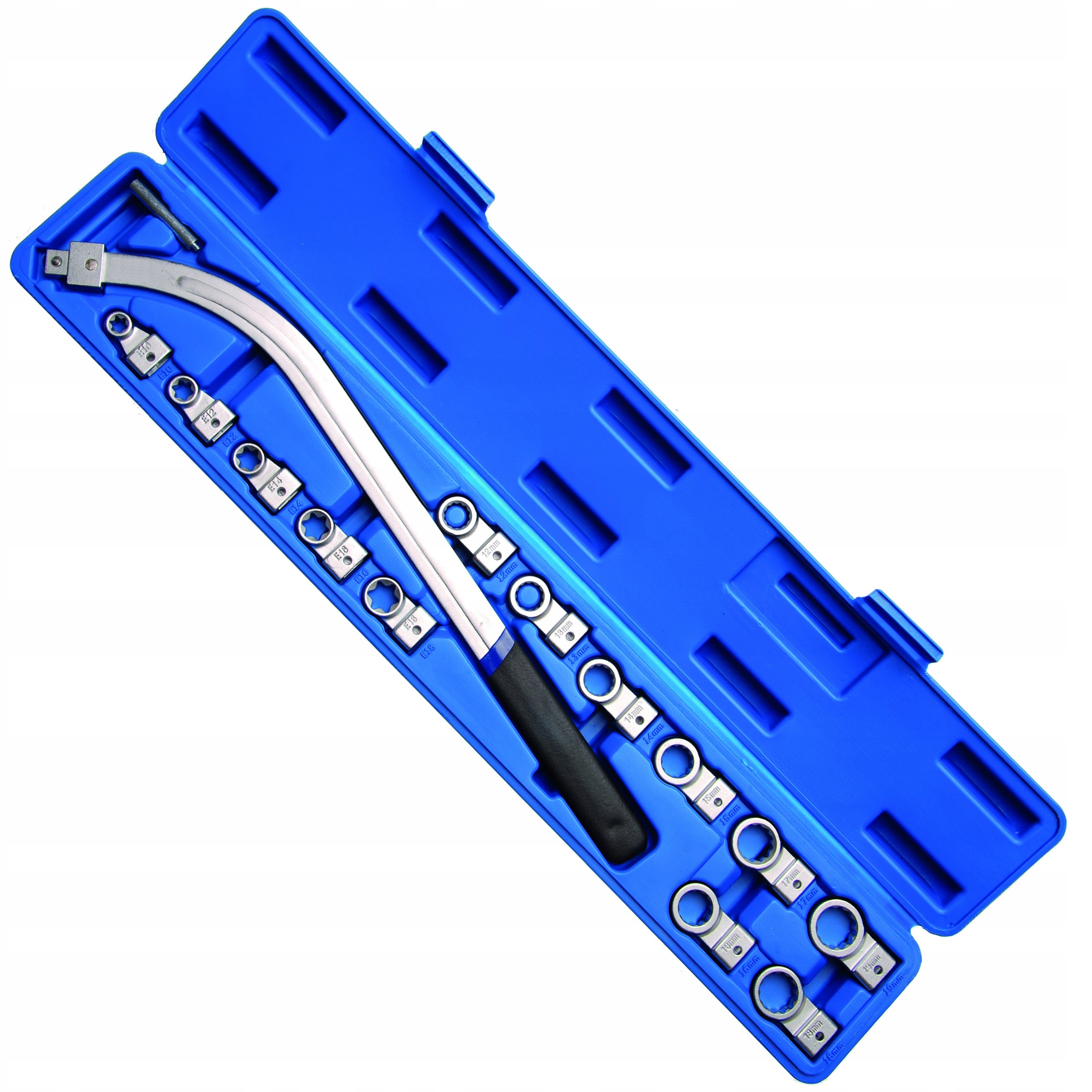 KLUCZE DO NAPINACZY OCZKOWE 12 19 TORX E10 E18