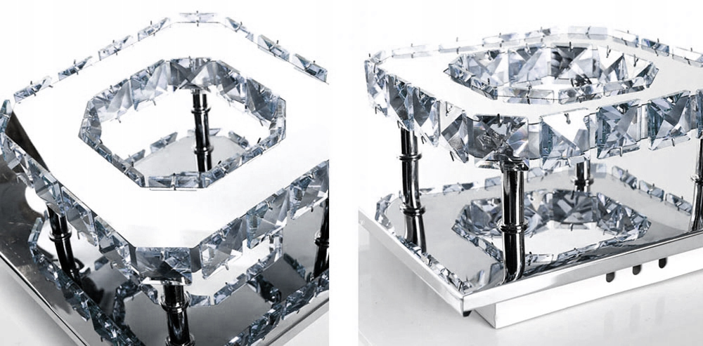 LAMPA PLAFON KRYSZTAŁOWY LUSTRZANA CHROM GLAMOUR APP406 Marka TOOLIGHT