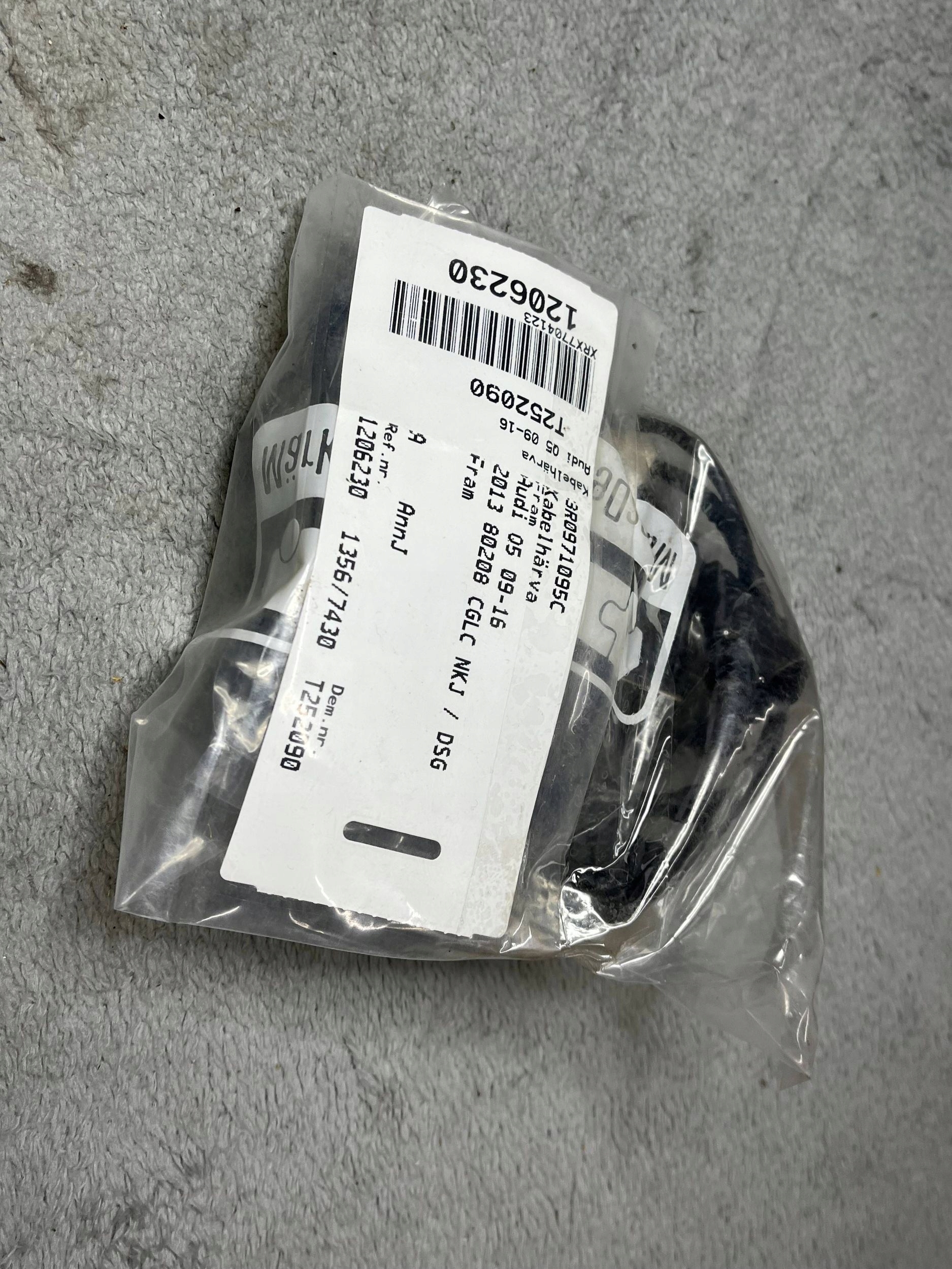 kabelbaum kabelsatz elektrisch Audi Q5 SQ5 3R0971095C