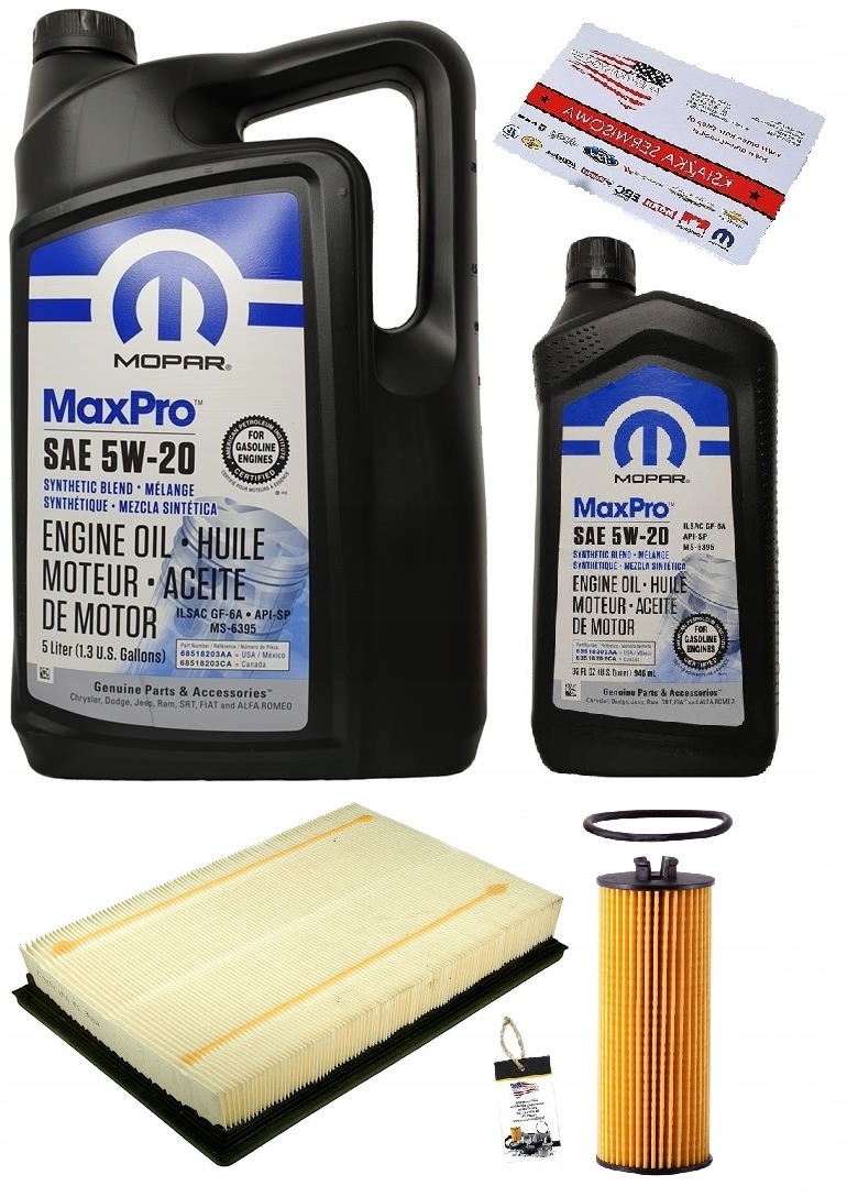 MOPAR 5W20 + FILTRY RAM 1500 3,6 2013