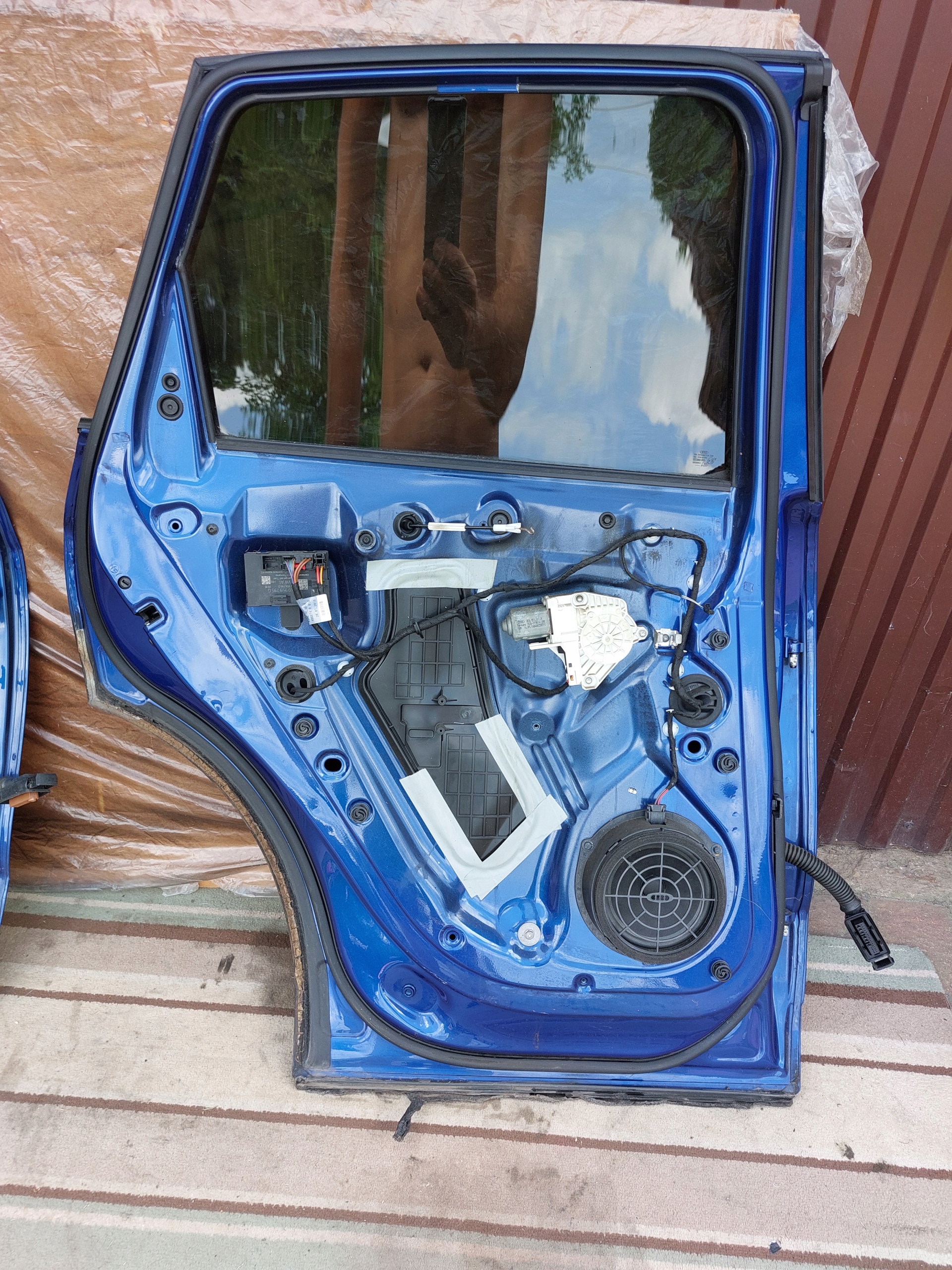 Tür links heck AUDI Q5 und 8R 16r blauer LY5Q