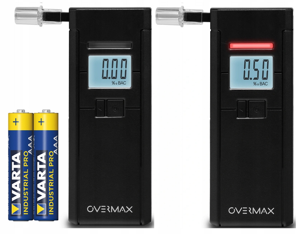 ЭЛЕКТРОХИМИЧЕСКИЙ АЛКОТЕСТЕР OVERMAX AD-05 + КАЛИБРОВКА