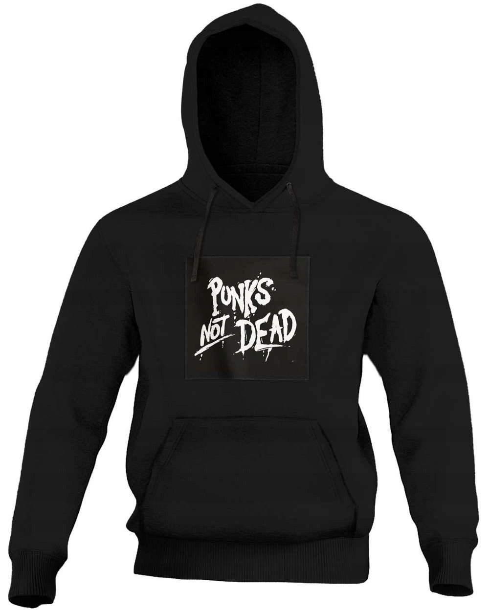 

Bluza z naszywką Punk's Not Dead