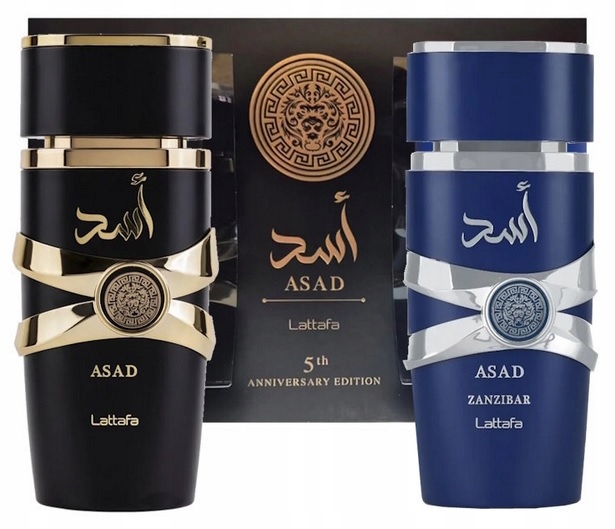 Set Lattafa Asad Asad Zanzibar 2x 100ML Perf. Voda Parfém Pánský
