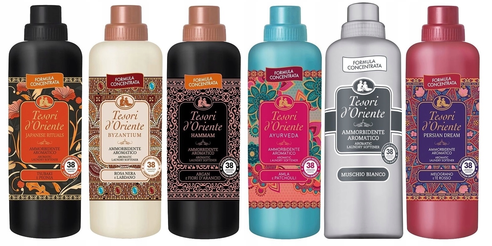 6 x Tesori d'Oriente Sada koncentrátů na oplachování 6x760 Ml