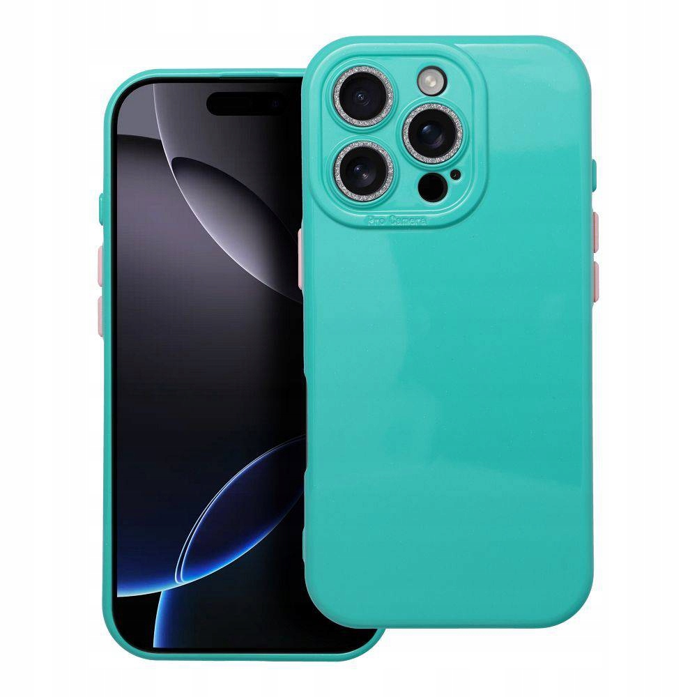 Etui Pastel Shine Do Iphone 15 Zielony