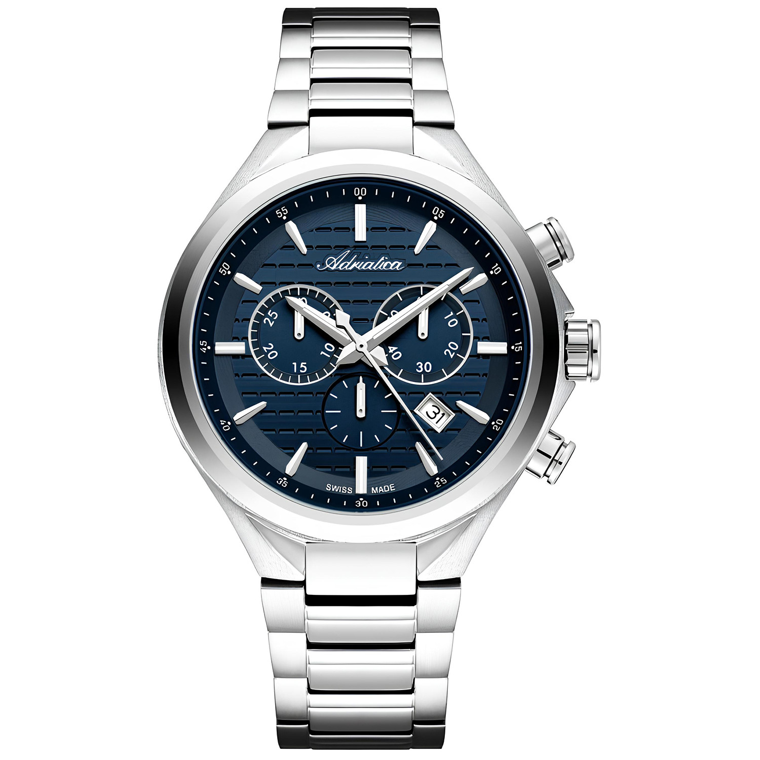 Pánské Hodinky Adriatica A8334.5115CH stříbrný náramek