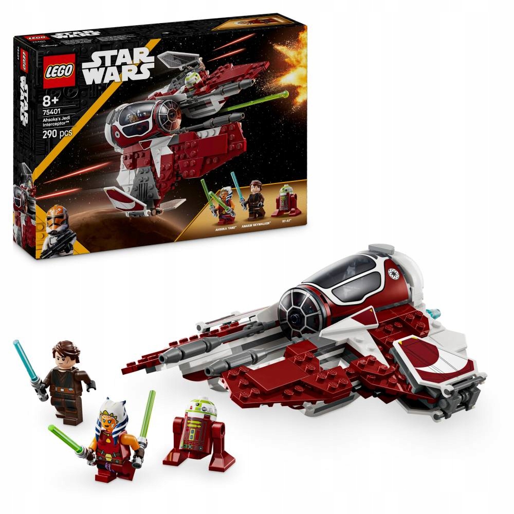 Lego Star Wars Interceptor Jedi Ahsoki 75401