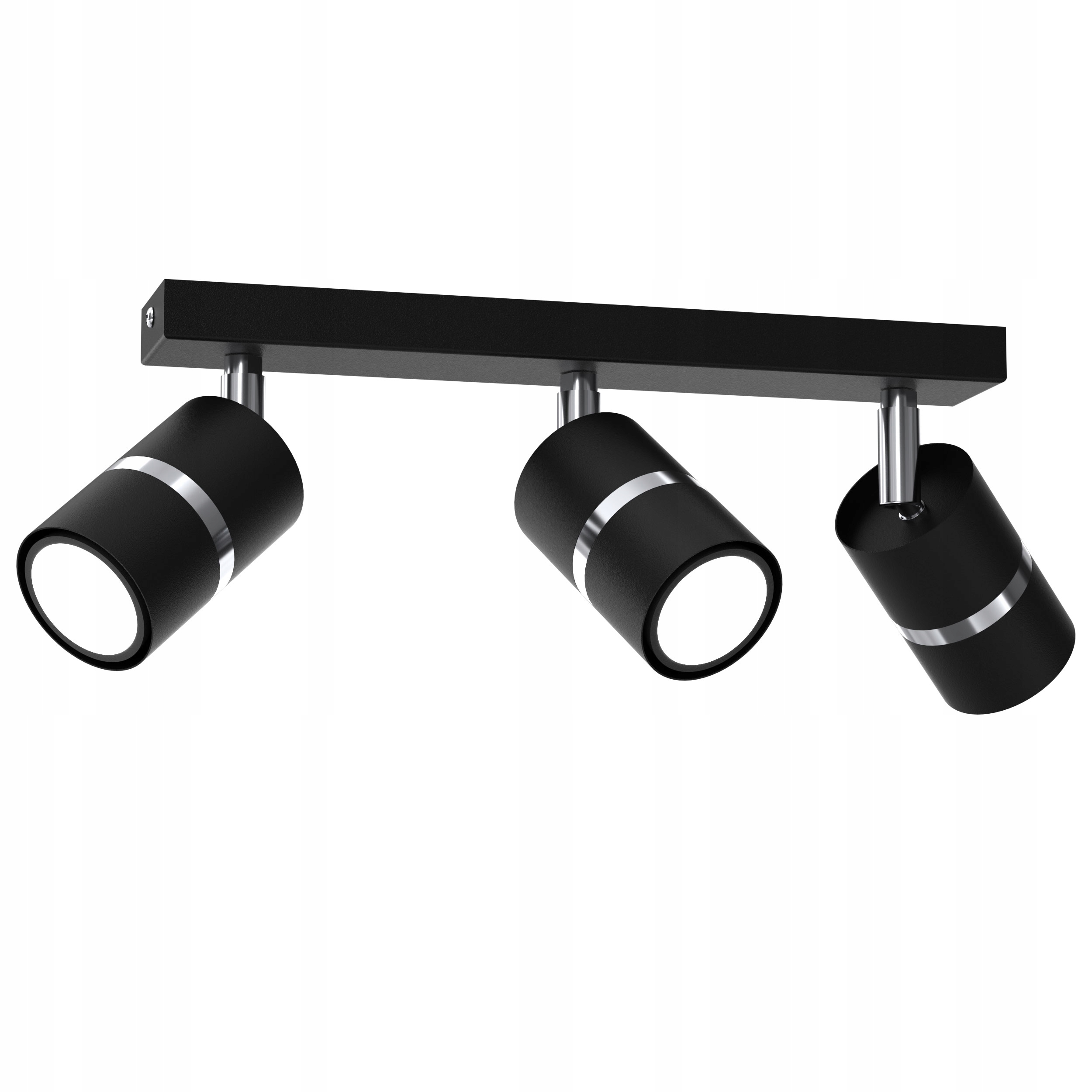 Lampa stropní svítidlo spot reflektorová lišta 3xXGU10 Černá tuby