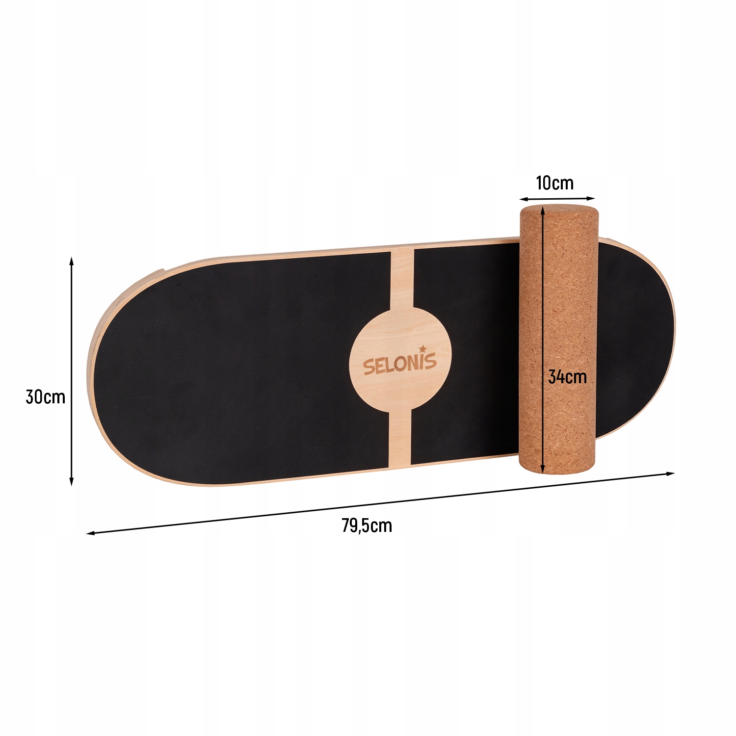 TRICKBOARD Deska balansująca BALCANCE BOARD Szerokość deski 79.5 cm