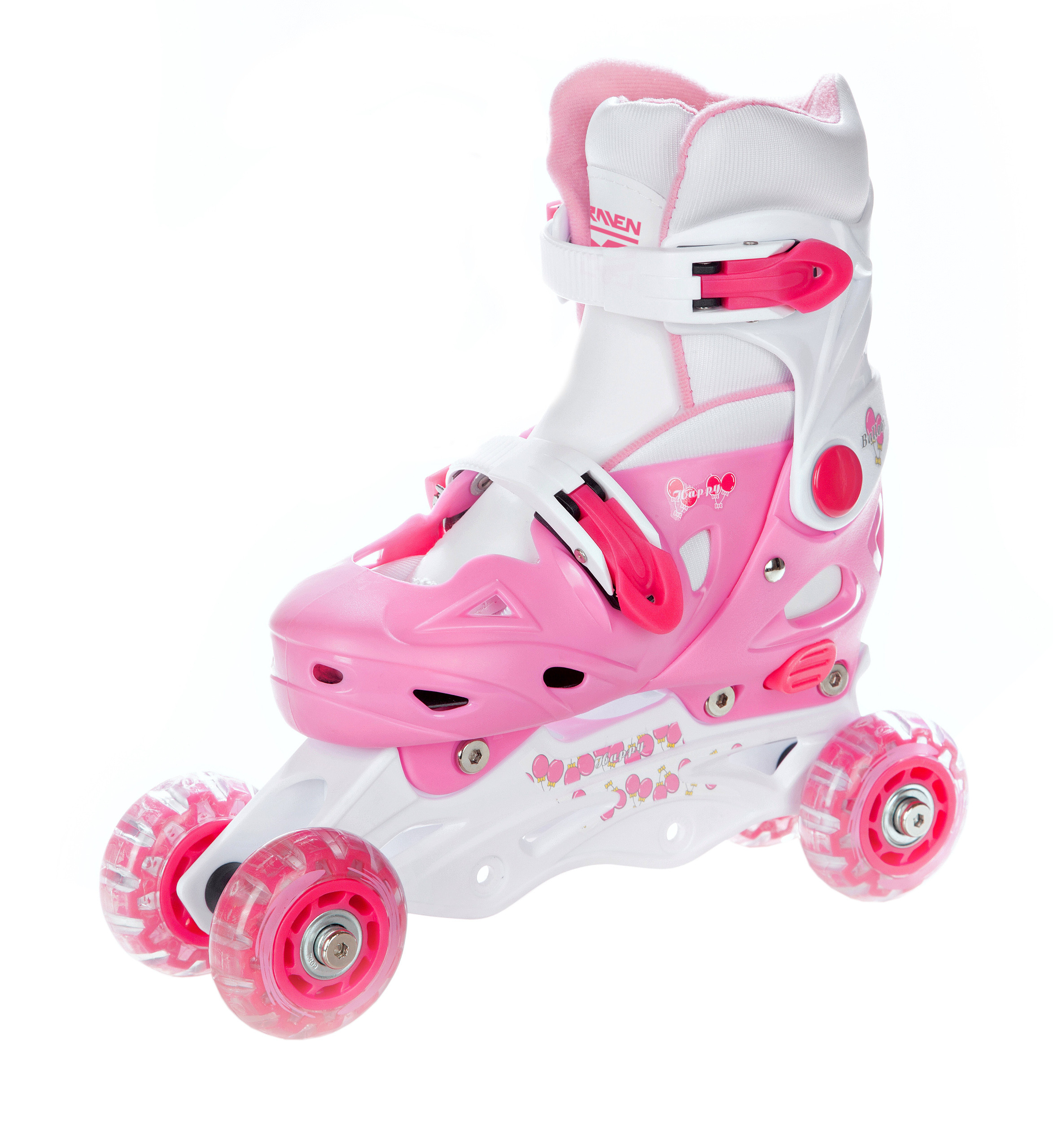 Роликові ковзани 3в1 RAVEN Balloon Pink 37-40