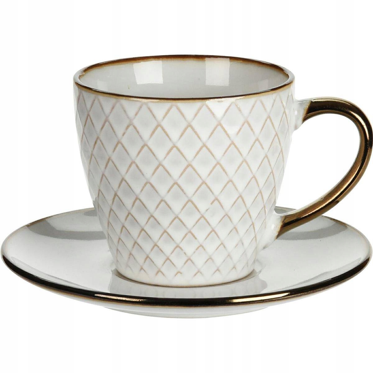 

Biała Filiżanka do Kawy Herbaty Ceramika