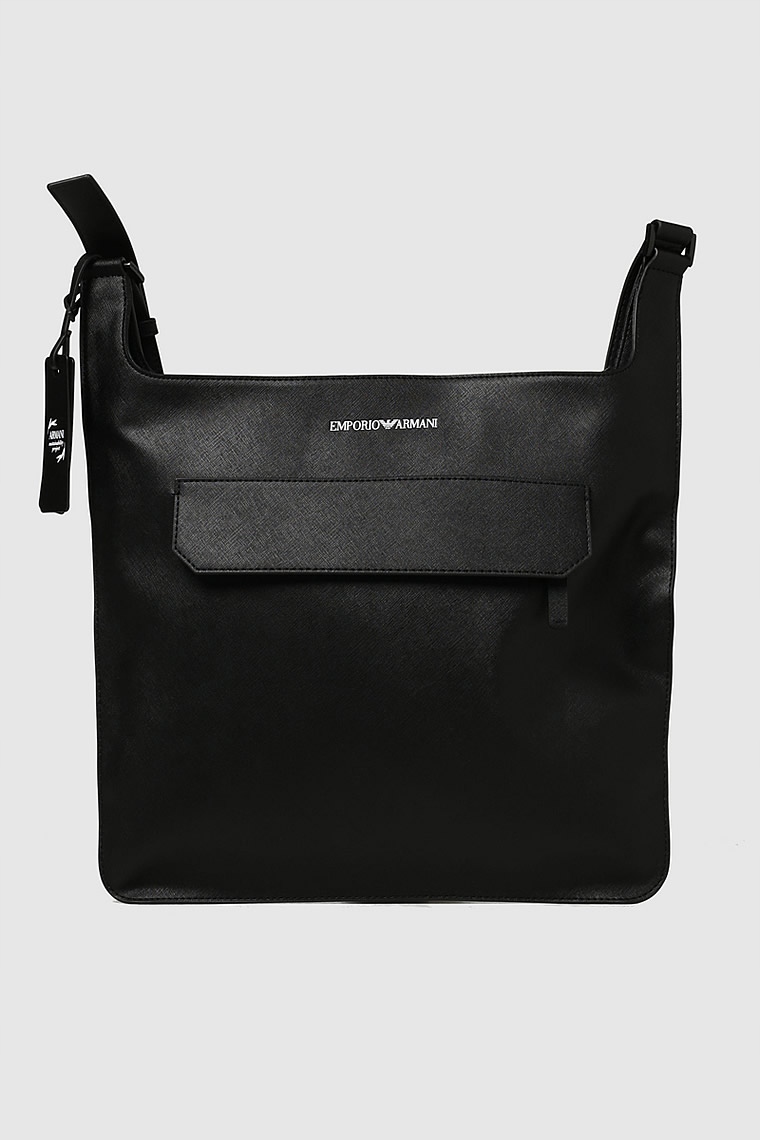 Emporio Armani Velká černá pánská taška