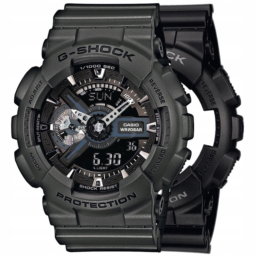 Sada G-shock GA-110-1BER Šedá Černá