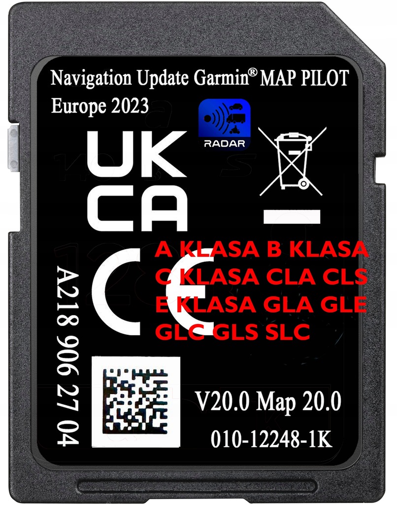 Mapa Pro Navigaci Evropa Mercedes-benz A218 Sd Karta