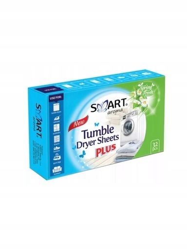 Levně 7 x Smart Aroma, vonné ubrousky do sušiček Spring Fresh, 32 kusů