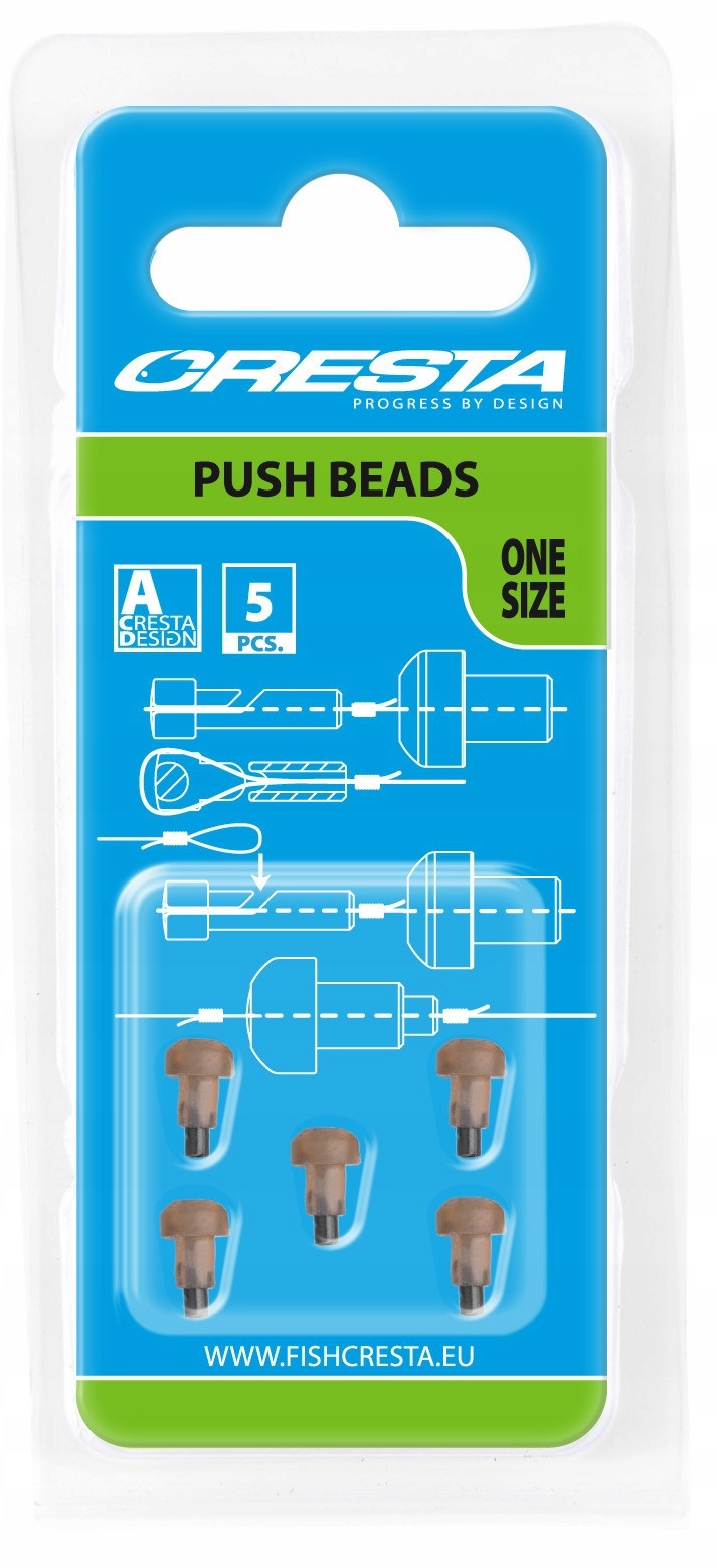 Łącznik Cresta Push Beads One Size