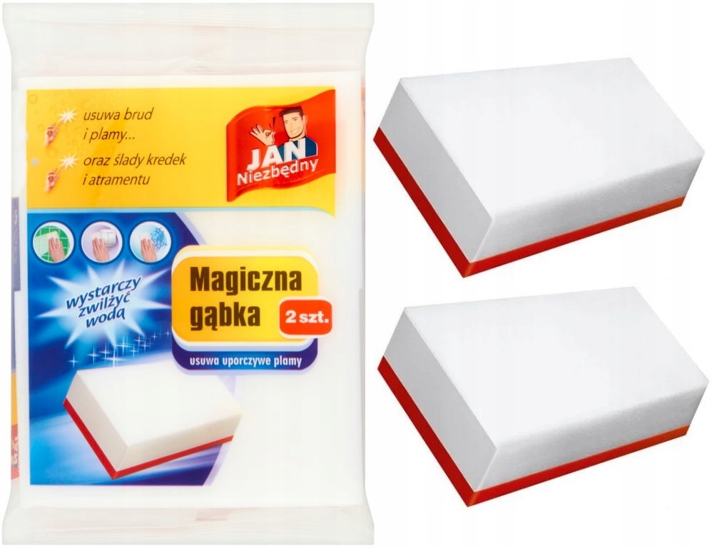 

Jan Niezbędny Magiczna Gąbka do Czyszczenia 2szt