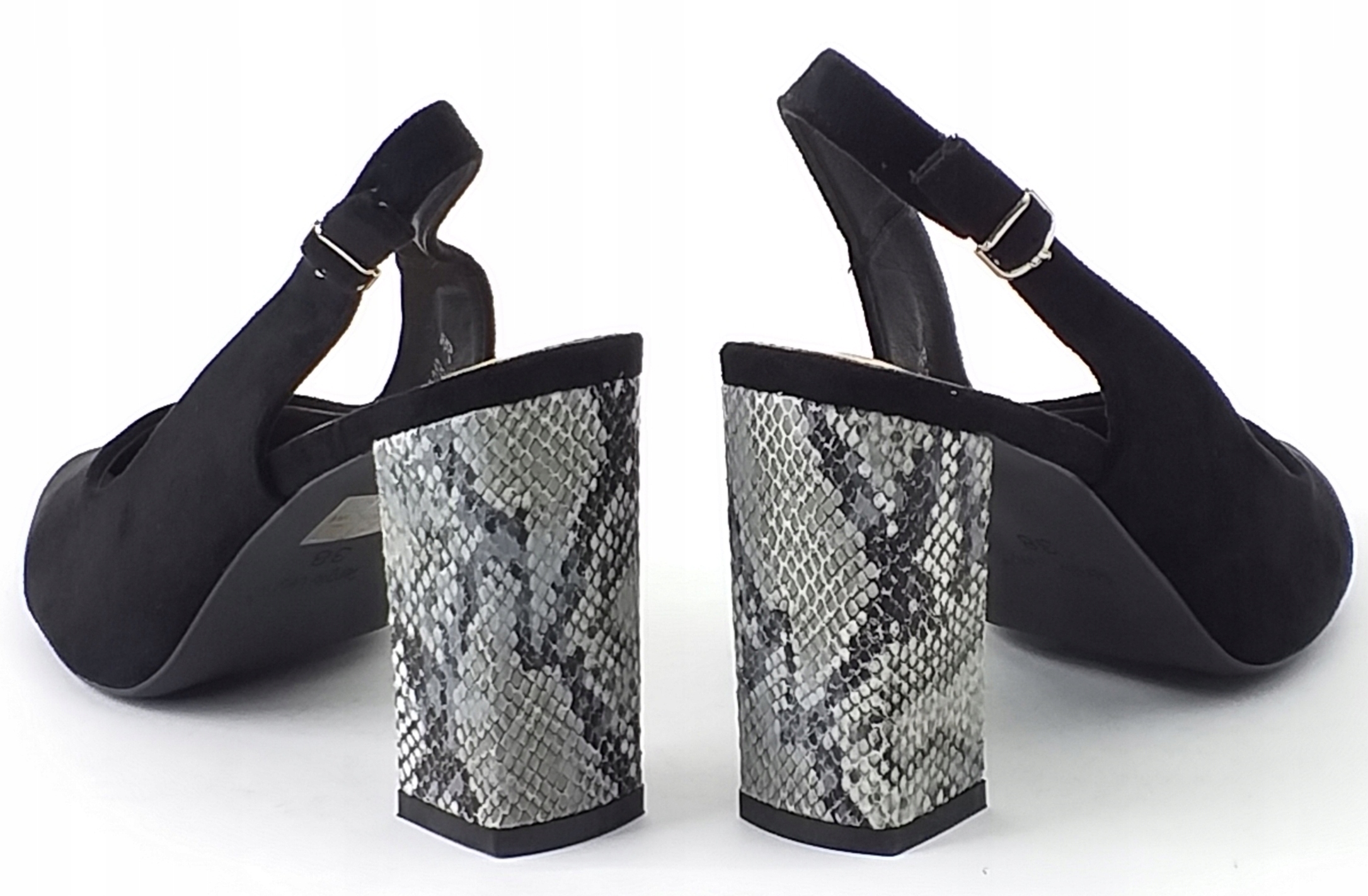 SERGIO LEONE PB218 DAMSKIE SANDAŁY NA SŁUPKU 38 Model PB 218