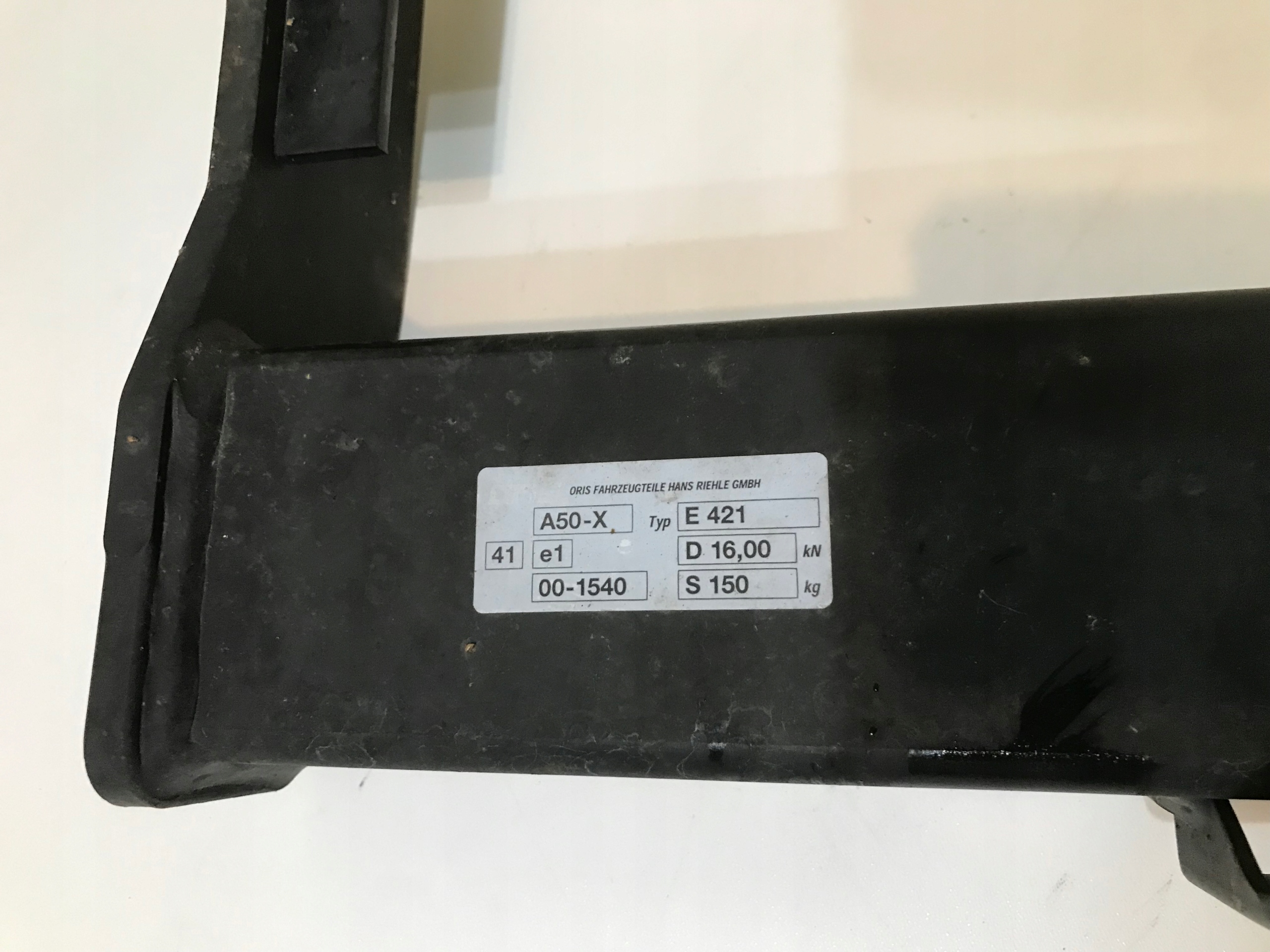 MERCEDES SPRINTER 906 VW CRAFTER HAK HOLOWNICZY ORYGINAŁ A9063100595 ORIS Rodzaj kuli Odkręcana