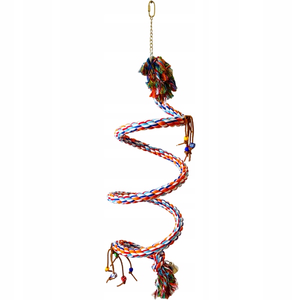Levně Terra International Pružina s hračkami a kůžemi L-XL délka 260 cm, 3 cm pr.