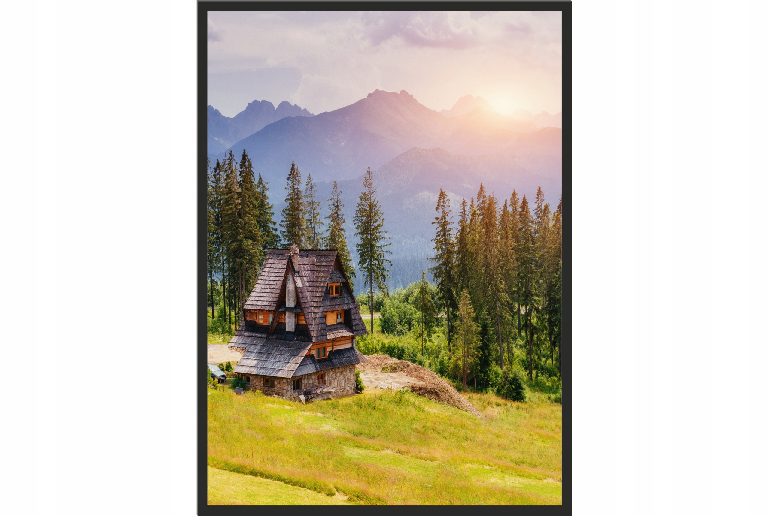 

Obraz plakat 70x50 tatry schronisko góry poster