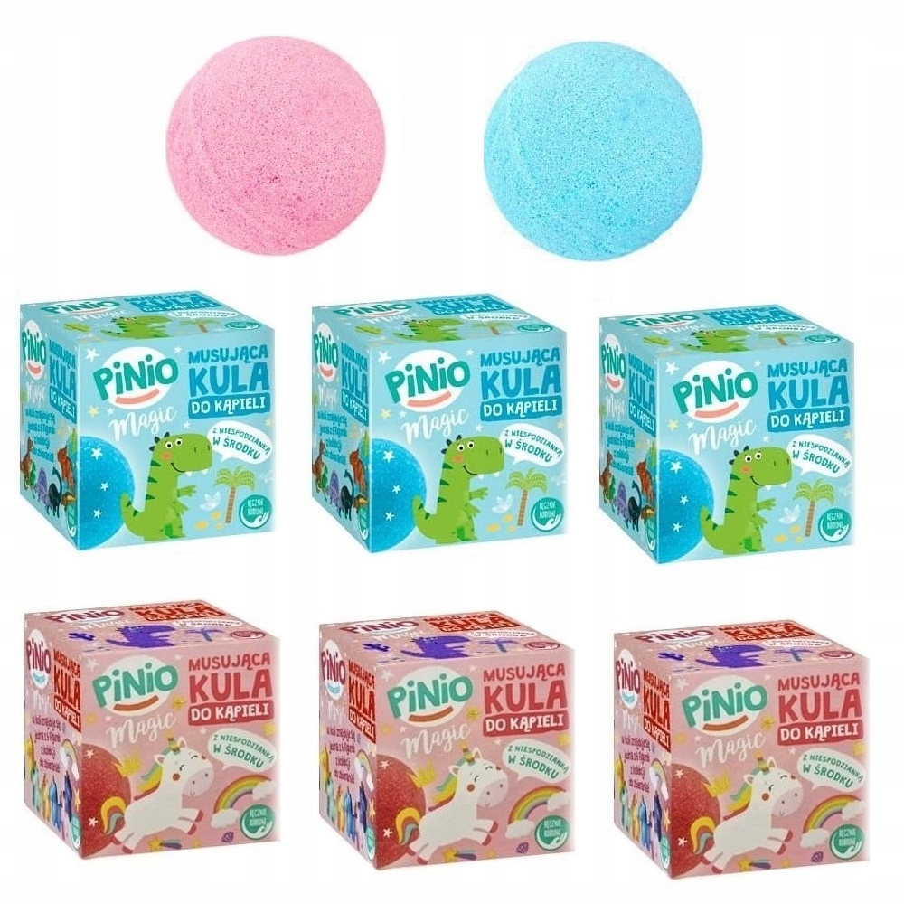 KULA MAGIC MUSUJĄCA PINIO DO KĄPIELI NIESPODZIANKĄ 6 sztuk / MIX