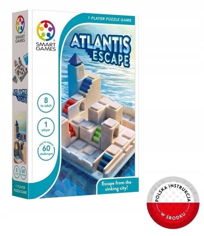 Vzdělávací Hračka pro děti ve věku 7 let Smart Games Atlantis