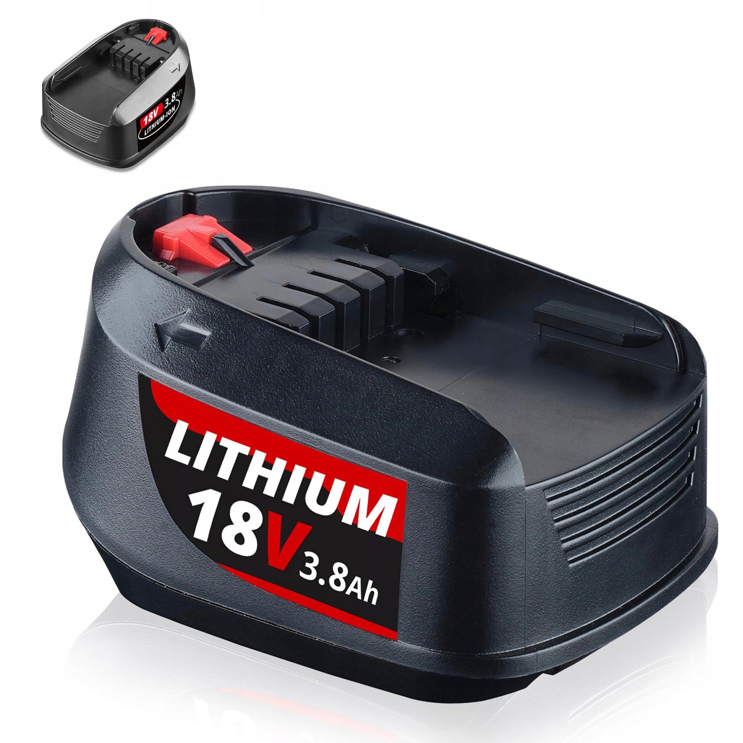 Akumulátor lithium-iontový 18V 3.8 Ah baterie pro Bosch Pba Psb