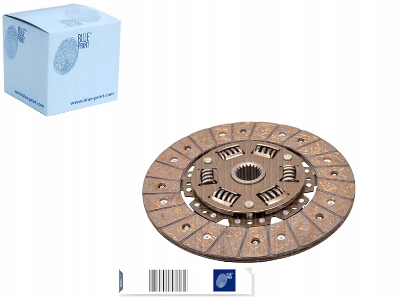 BLUADT33168 TARCZA SPRZĘGŁA (236MM) DAIHATSU ROCKY + Asystent Kierowcy v33 do schowka - poradnik przy kolizji, karta kontroli