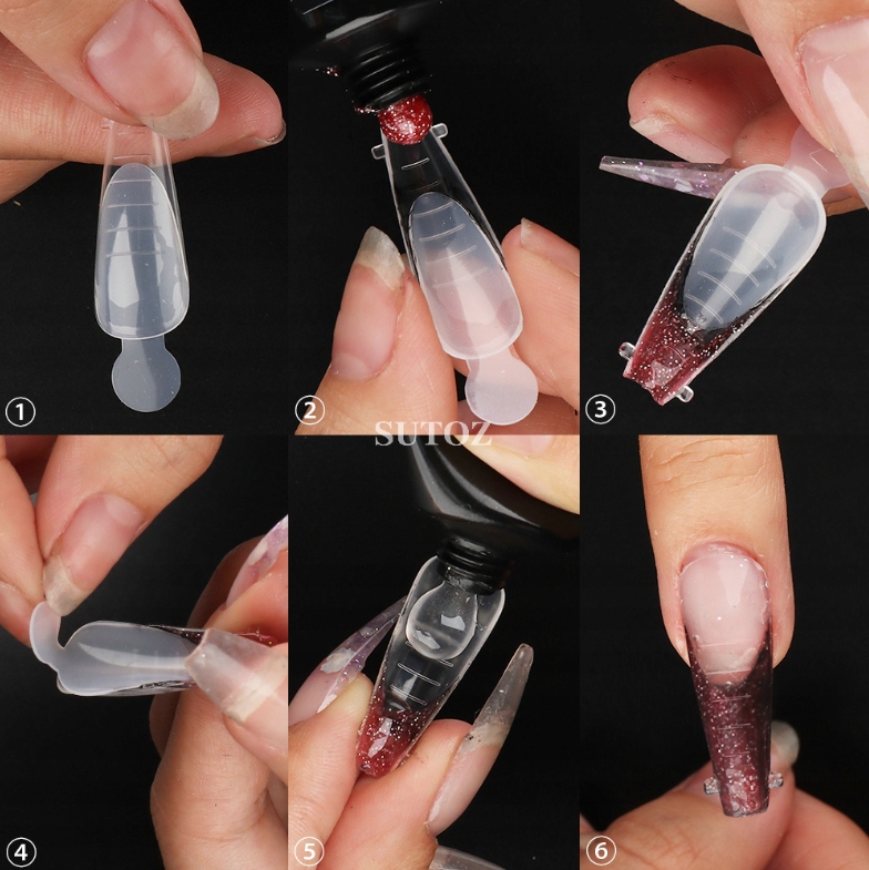 SILIKONOWE FORMY DO DUAL FORM FRENCH DŁUGI MIGDAŁ Kod producenta 5904954668314