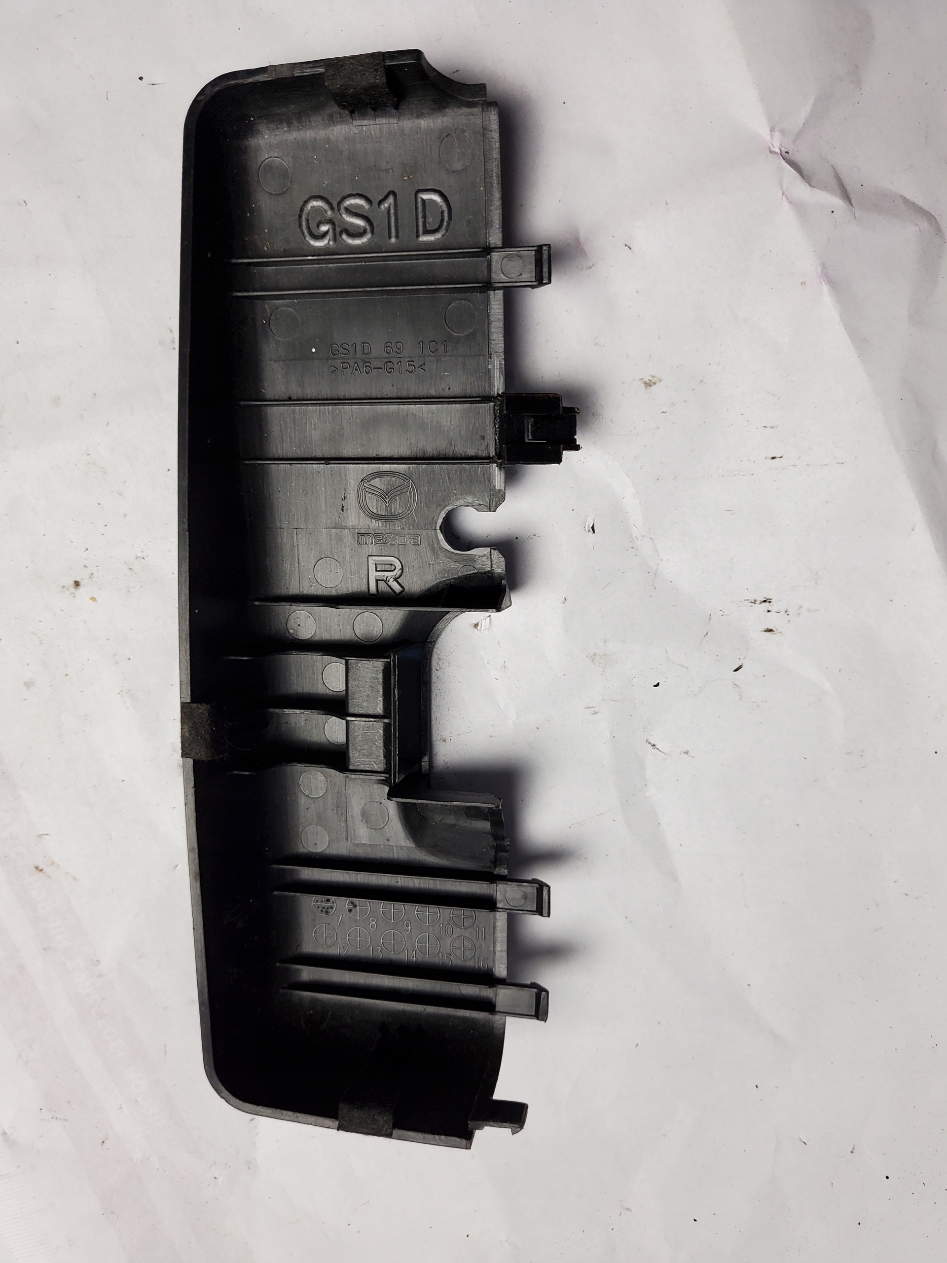 cover spoiler mirrors of inner right MAZDA 6 GH OE