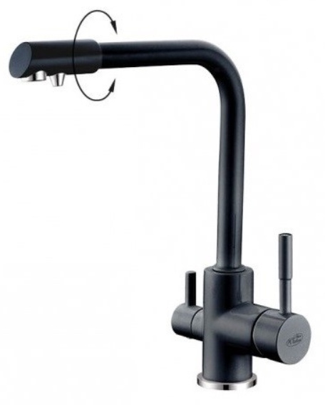 Trojcestná batéria pre vodný filter Blue Water Amanda 44 Black Metalic