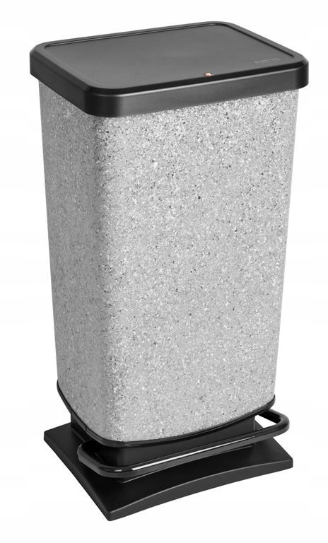 Levně Odpadkový koš beton Rotho 40l šedý
