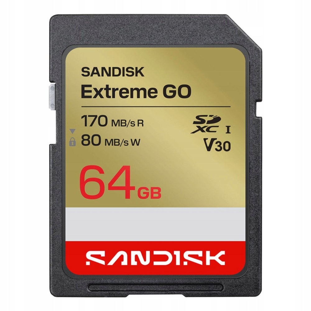 Sandisk Extreme Go Sd Uhs-i 64GB Sd 170MB/s(R) 80