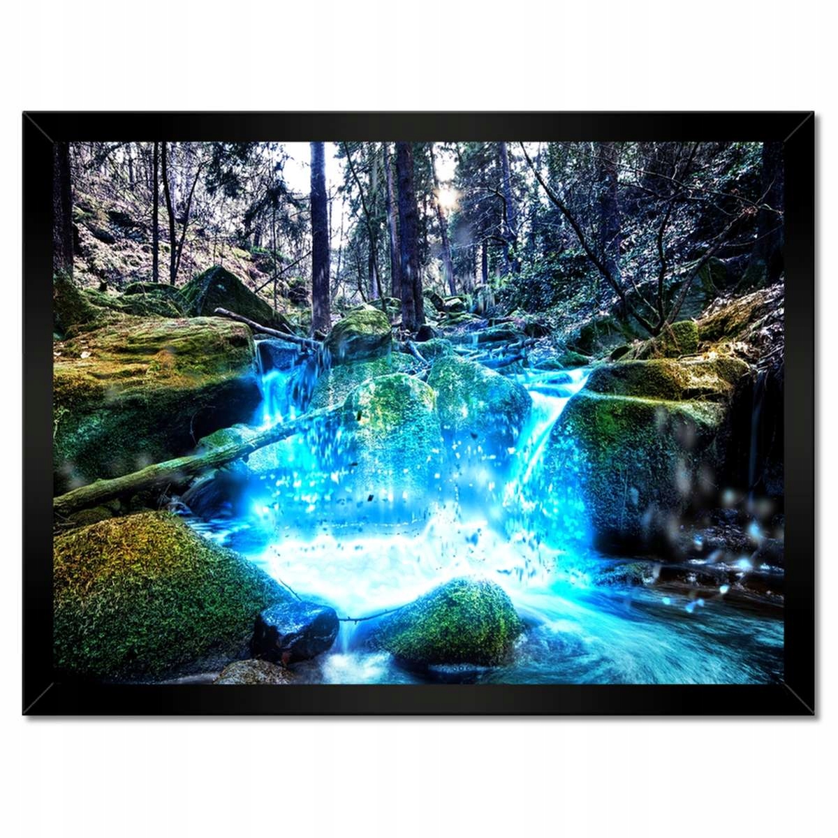 Plakáty v rámu 40x30 Vodopád na řece Hory Skály