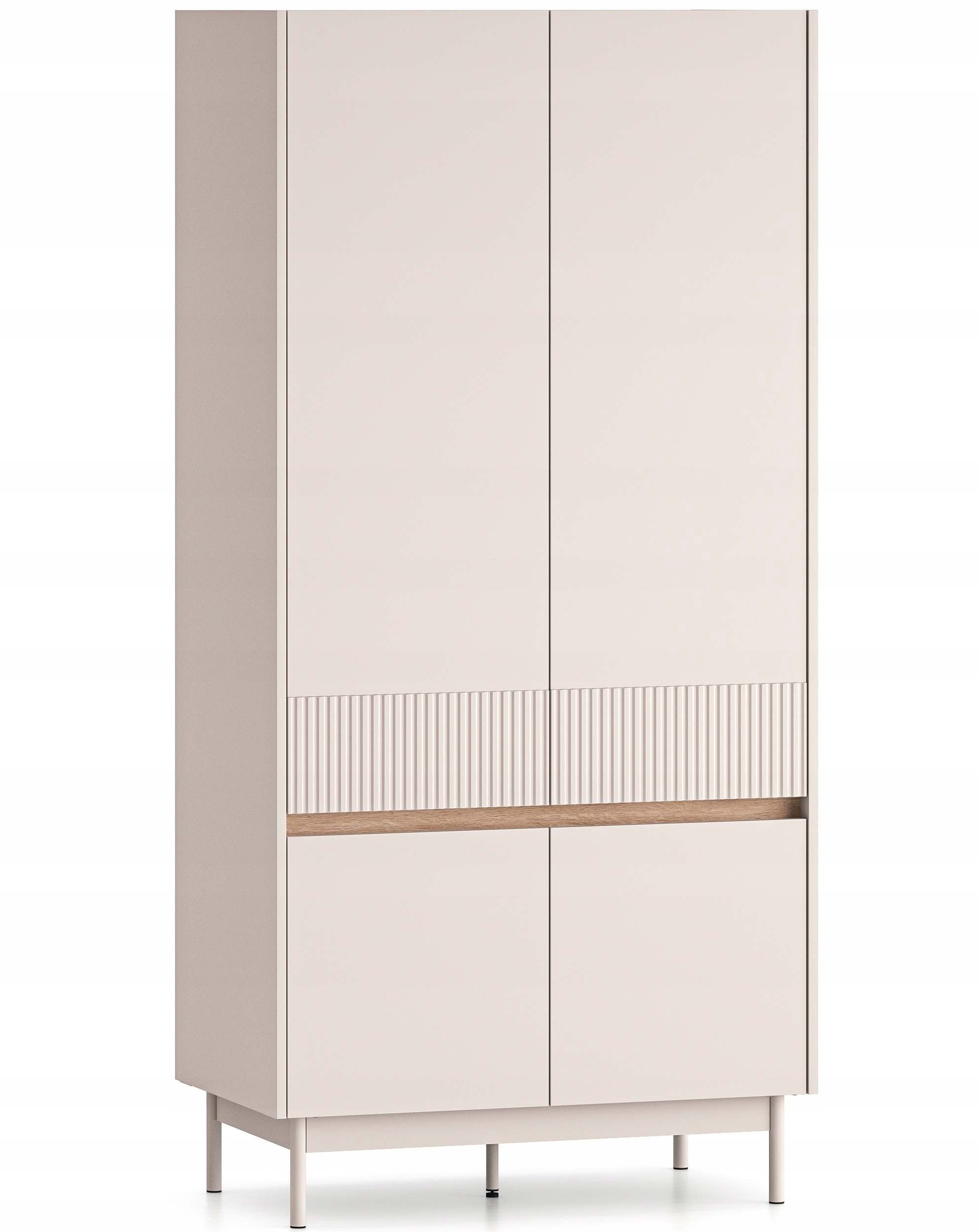 Skříň dvoudveřová do ložnice moderní Dunea 01 kašmír