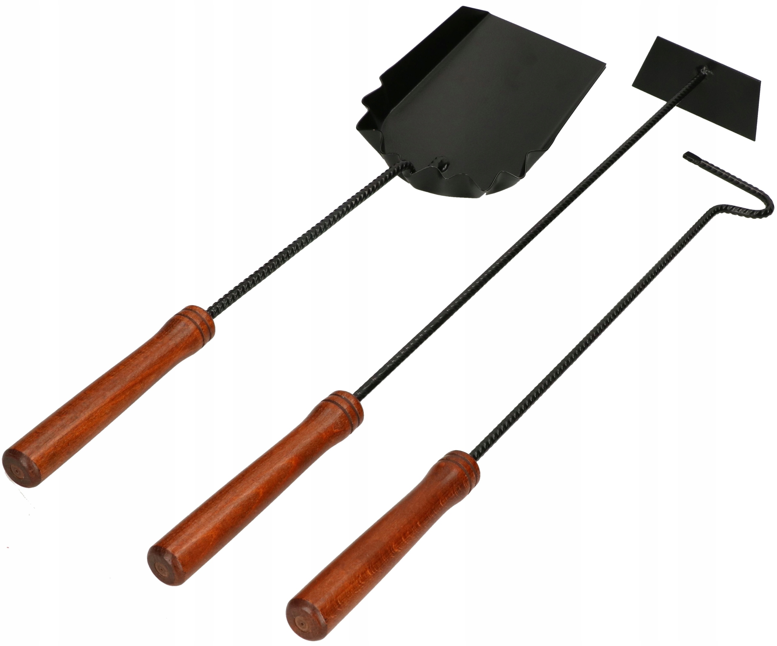 ZESTAW DO CZYSZCZENIA PIECA AKCESORIA KOMINKOWE