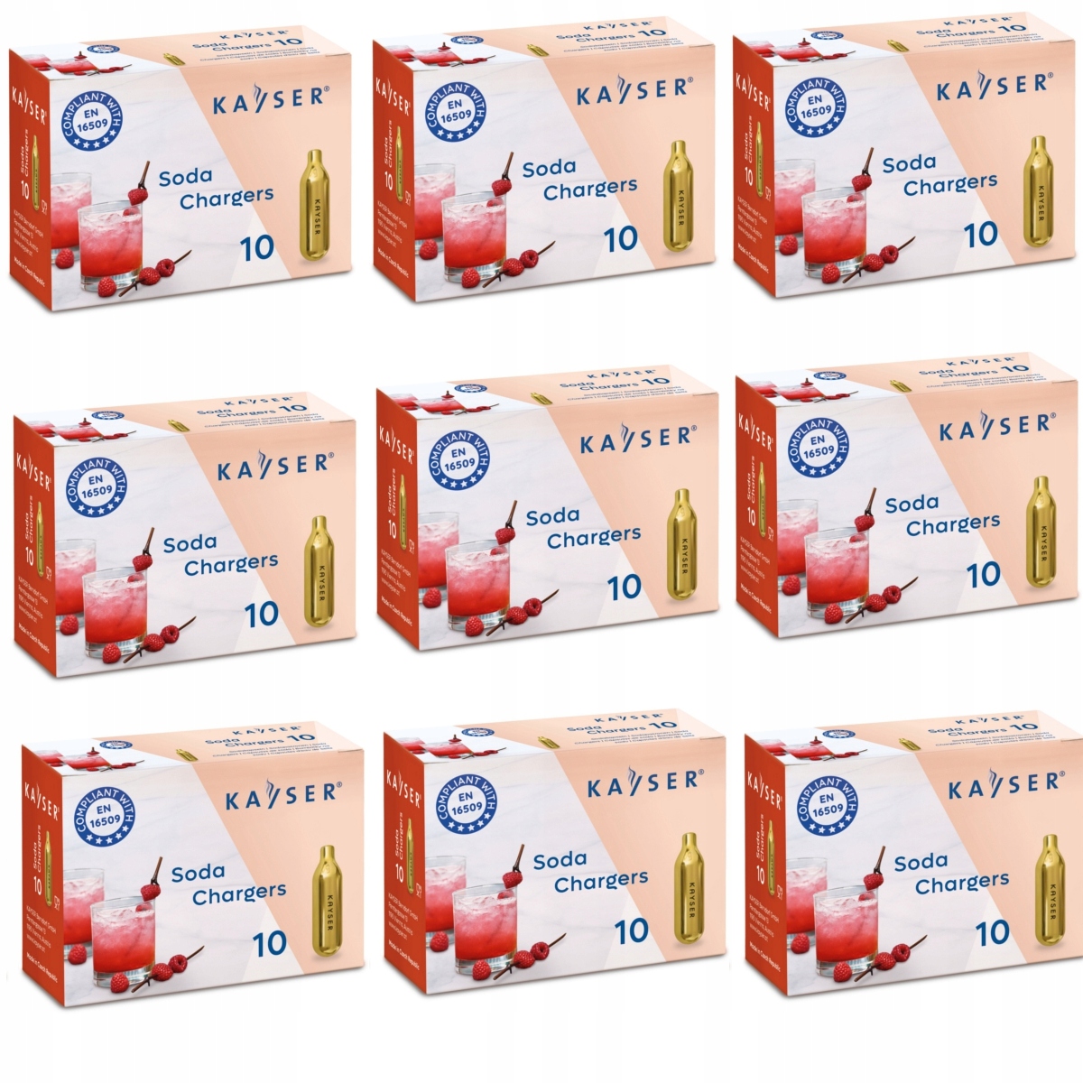 Naboje do wody sodowej gazowanej CO2 90 szt